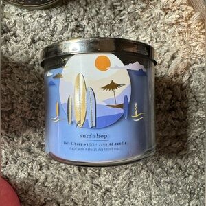 Bath & body works Surf Shop 3 wick candle